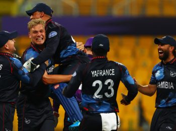 Cricket: Trumpelmann, Smit help Namibia down Scotland to keep World Cup dream alive
