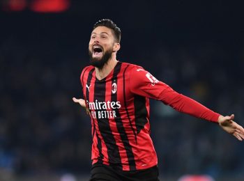 Giroud gives Milan key win at Napoli in Series A title race